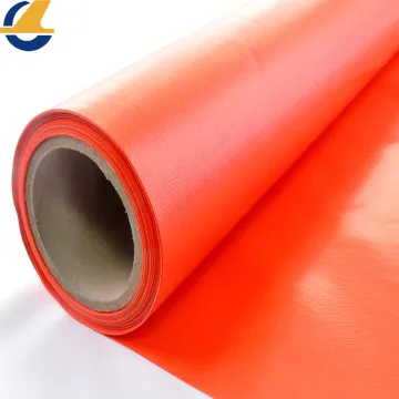 54 Inch Vinyl Fabric UV Resistant Orange