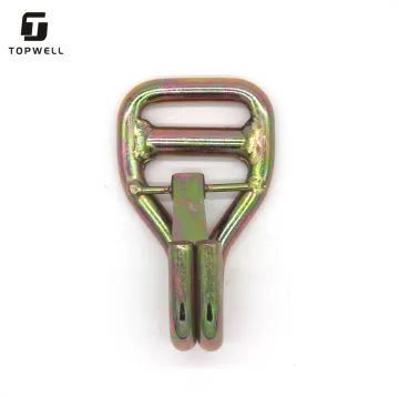2" 5t High-Quality Welded Galvanized Double J Hook with Safety Latch: Search Engine Title