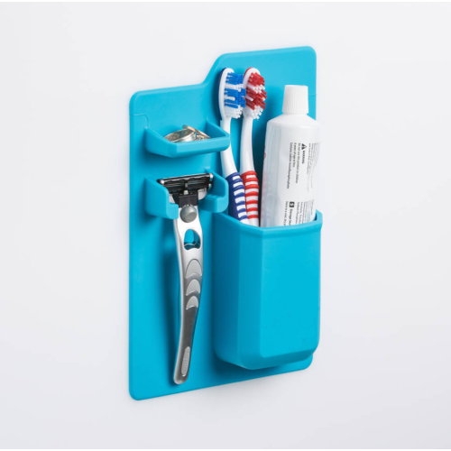 Portor de dientes de silicona personalizado Organizador de baño Razor