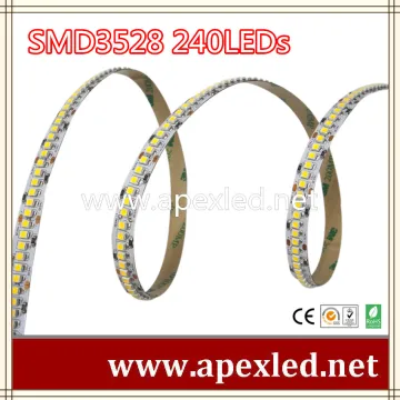 10mm smd led strip non-waterproof smd 3528 240leds per meter 5m/roll