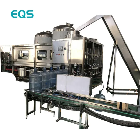 Automatic 200BPH Water Bottle Filler, Washer, and Capper Machine Line for 3.5-Gallon (20L) Barrels