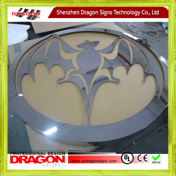 design metal sign and metal outdoor sign