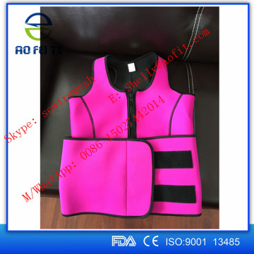 Made in China super slim neoprene women's slimming vest