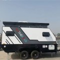 Lightweight Overland Travel Trailer with Tent and Bathroom