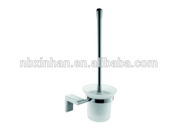 South Armerica elegant stylish bathroom wall fitting accessories chrome plating metal toilet brush holder