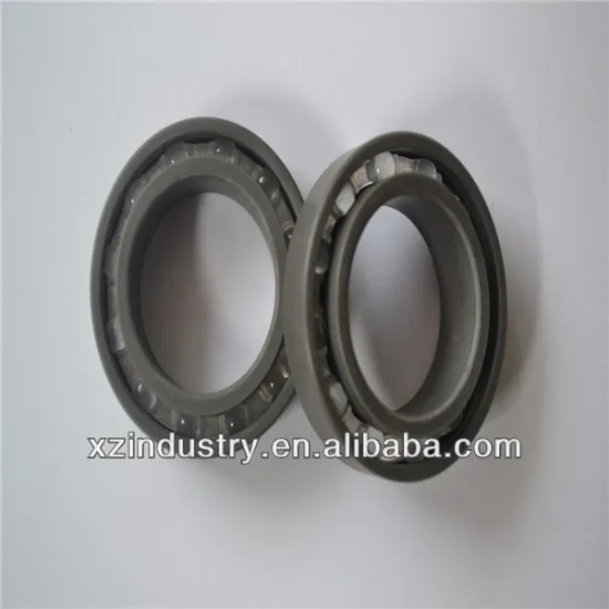 OEM service PTFE ball bearings with glass ball
