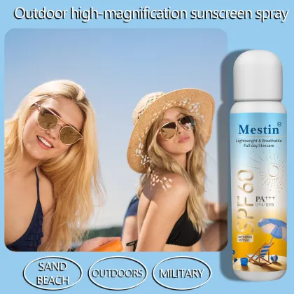 Wholesale Customized Private Label MESTIN Eco Zinc Sunscreen SPF 50 Waterproof Sunscreen Spray