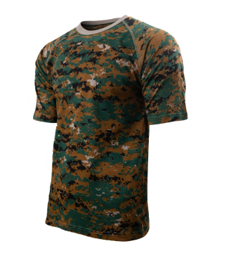 Cotton Knitted Camouflage T-Shirt 100%