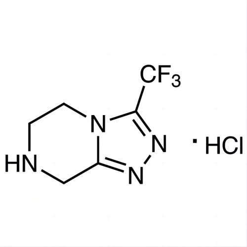 3- (trifluorometil) -5,6,7,8-tetrahidro- [1,2,4] triazolo [4,3-a] hidrocloruro de pirazina