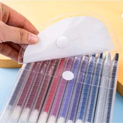 Rainbow Rotatable Crayon Pen - 24 Colors Art Supply