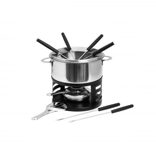 Fondue-Set für Fleischkäse-Schokolade