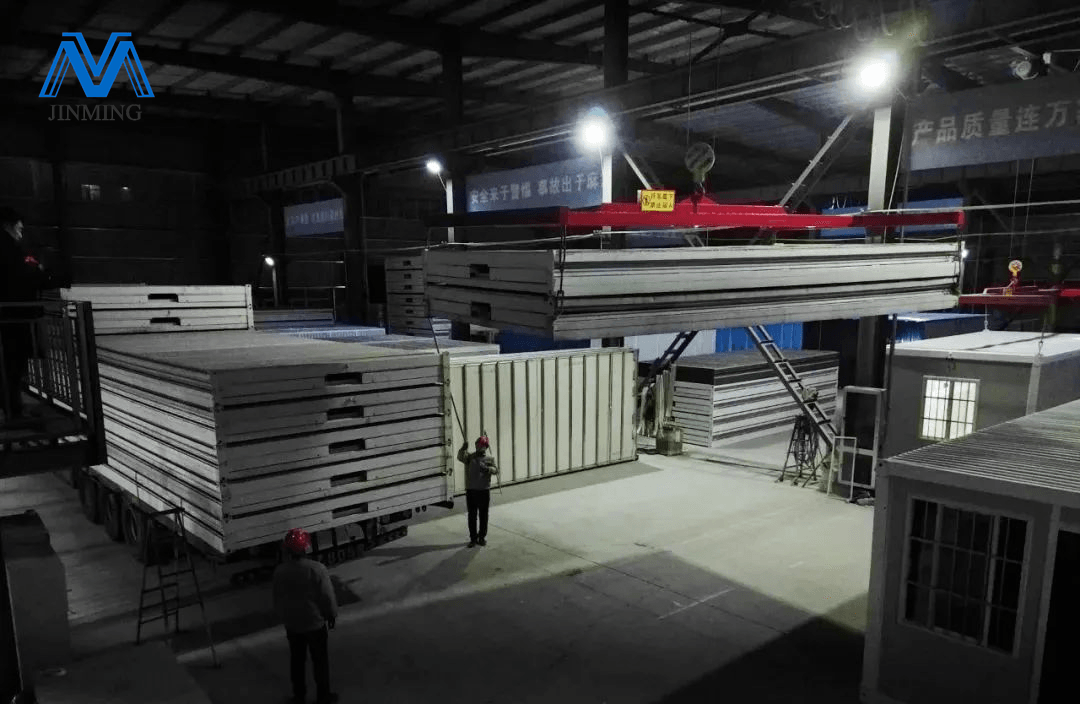 Loading and shipping at night