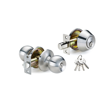 Cilindro de latón residencial comercial Mando Tubular Lockset