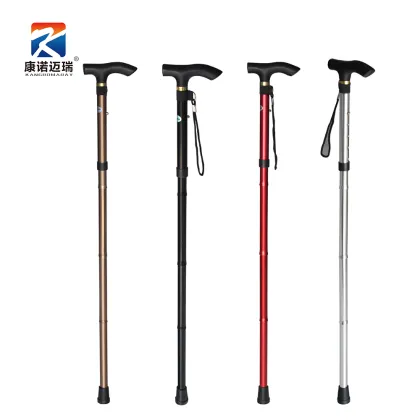 Portable Old People Foldable Walking Stick Crutch