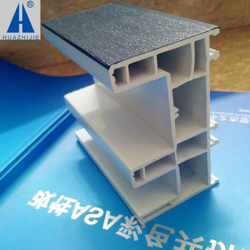 laminated PVC, upvc profile for windows and doors