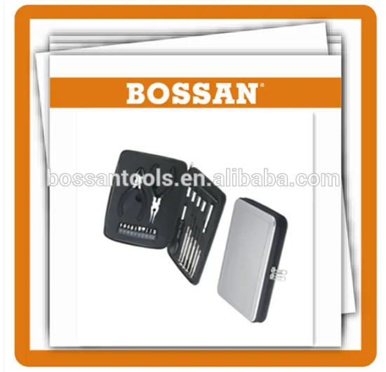 26pcs mixed tool set in zip up metal case