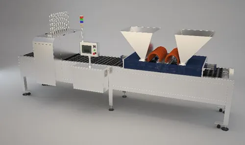 Muffin Paper Cupcake Loading & Dough Forming Machine Yufeng