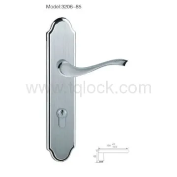 Luxurious stainless steel handle door locks