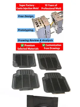 Precision Injection Mold for Car Floor Mat Designs