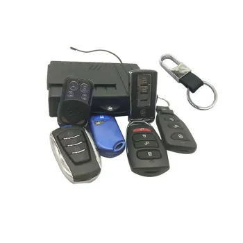 Jiuqiang 12V 24V Bus Door Remote Controller - Silver White Metal Button