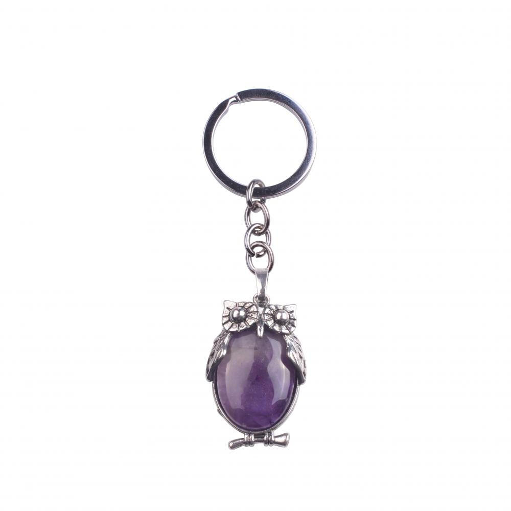 amethyst keychain