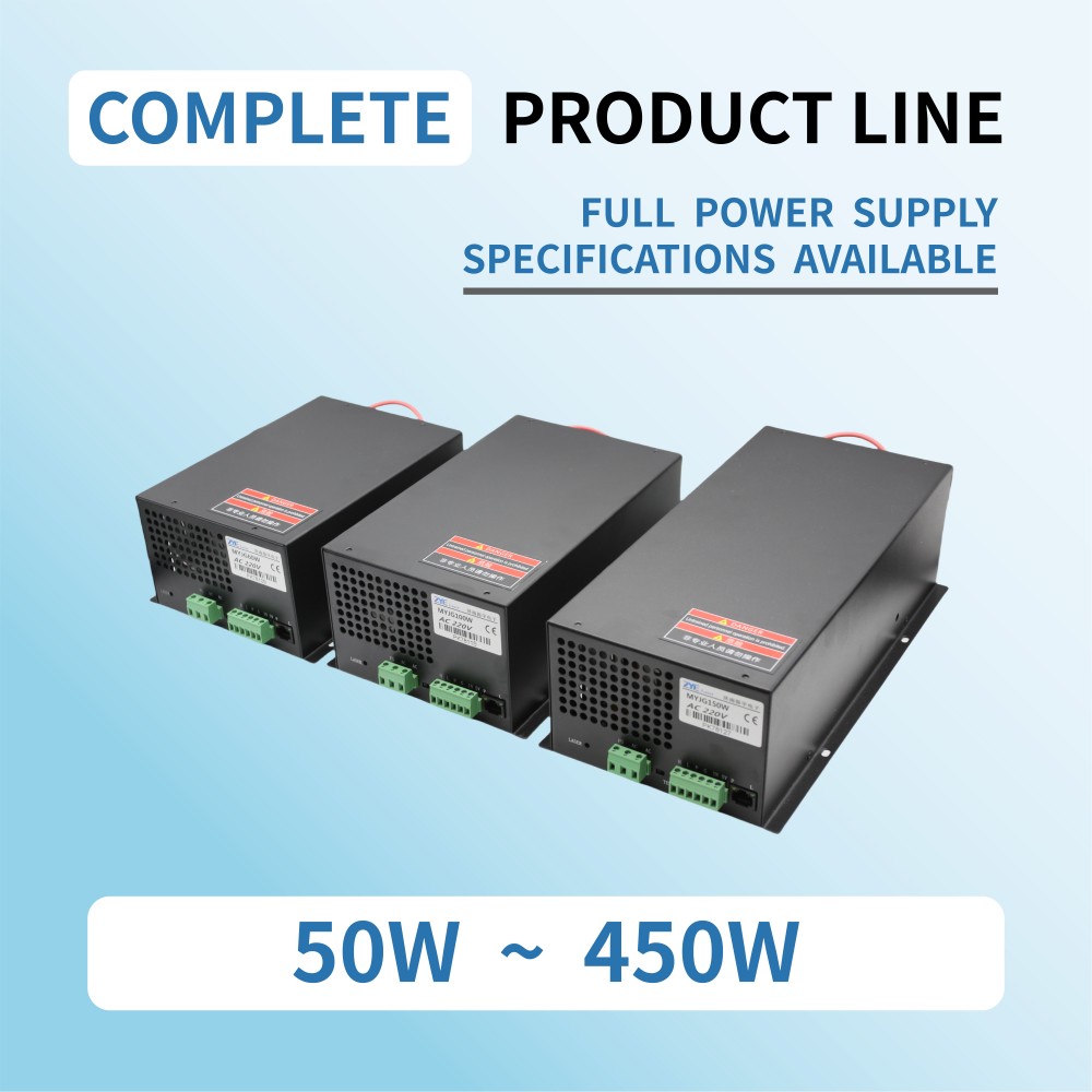 CO2 laser power supply label and terminal inf