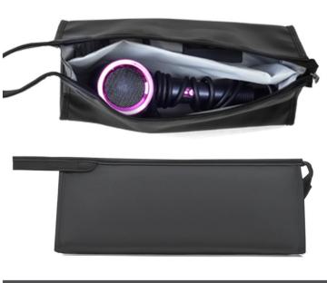 Portable Storage Bag for Dyson Supersonic Hair Dryer - Factory Leather Protection Pouch Organizer