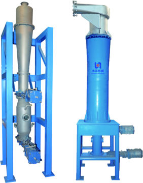 Double-cone high-efficiency high-density desander