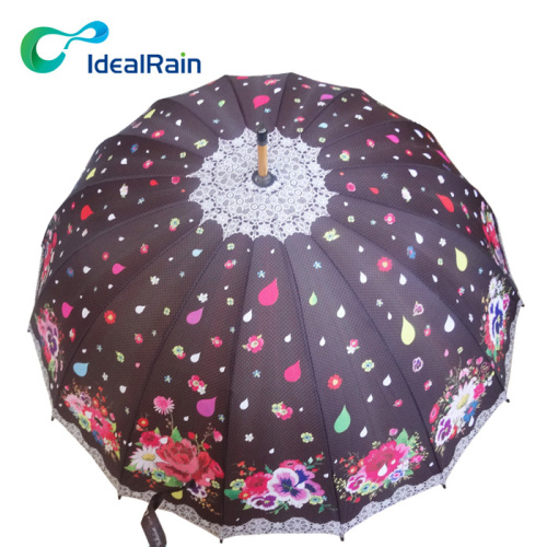 16K美しいフルカラープリント傘