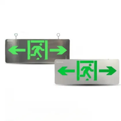 Fire emergency lighting evacuation indication system