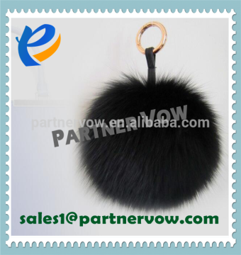 fashion fur ball key chain for women