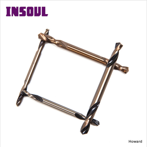 Brocas helicoidais de extremidade dupla para corte de metal