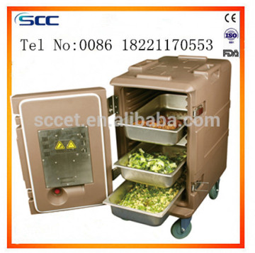 food calefaction cabinet with electric food heating and warming container use in restaurant hote