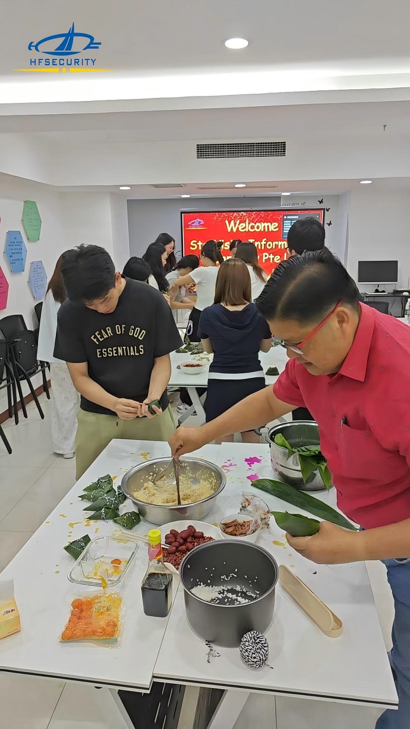 HFSecurity Successfully Hosts Dragon Boat Festival Event: Celebrating Tradition with a Communal Feast and Zongzi-Making