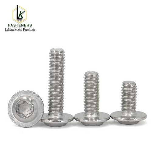 Шруба з круглай галоўкай і шасціграннікам - нержавеючая сталь