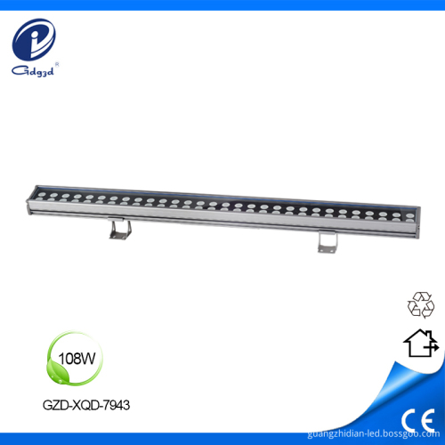 Stainless IP67 outdoor 108W RGBW wall washer led