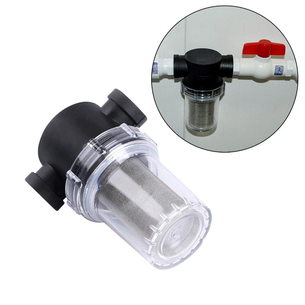 Car Washing Filter 1/2,2/3inch Mesh Strainer Water Pump Filter Irrigation High Flow Pipeline Filter Gardening Water