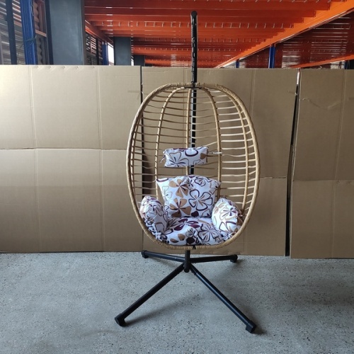 Oval folding box hanging basket rocking chair