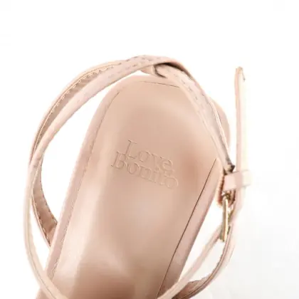 Women's Pink High-heeled Sandals