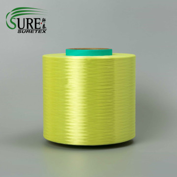 High Strength Heat Resistant Para Aramid Filament Yarn for Weaving and Braiding (200D-1500D)