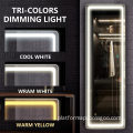 Smart LED Barber Mirror with Lights, Clock, and Music for Barbershops
