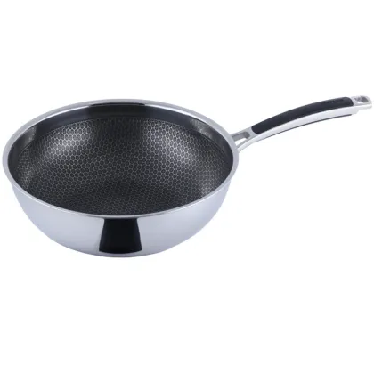 Stainelss Steel Nonstick Deep Frying Pan