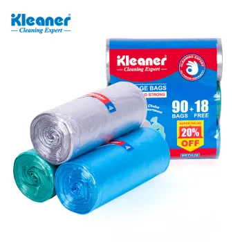 Kleaner 144 Count Small Trash Bags for Bathroom, Bedroom, and Office