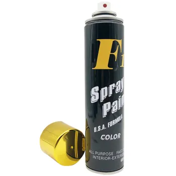 Shining Gold Effect Spray Paint for Graffiti