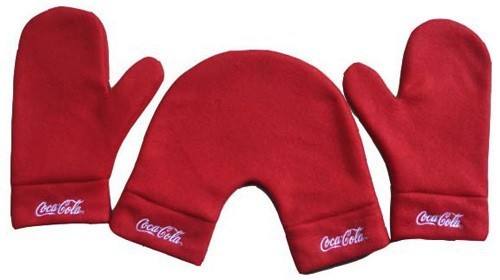 whole sale Christmas accesssories customlogo winter fleece couples gloves