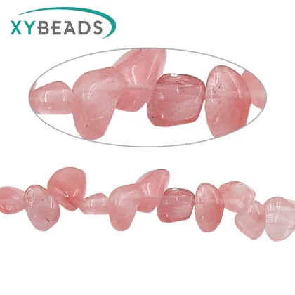 2016 high quality quartz brown natural mix semi precious stone strands beads