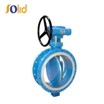 DIN3302 Ductile Iron Double Eccentric Type Butterfly Valve