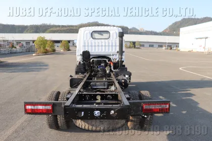 Four wheel drive Dongfeng DFAC single-row off -rand chassis, Four drive Dongfeng light truck chassis