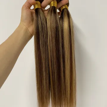New Design 1b 4 27 Ombre Human Hair Bundles Mixed Color Human Hair Weave Piano Color Human Hair Bundles
