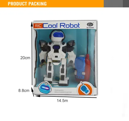2-way remote control robot with light and music